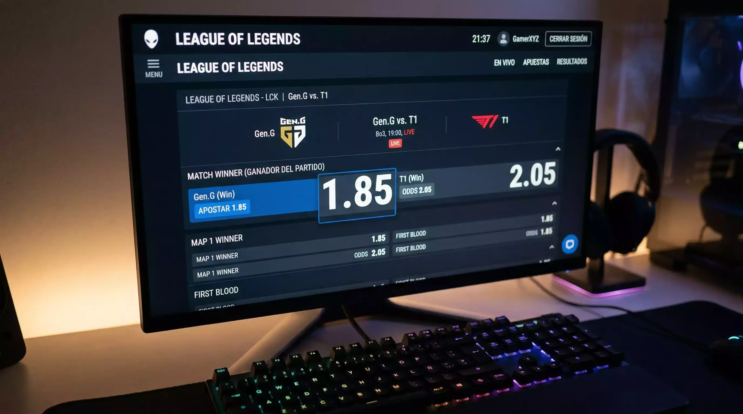 Cuotas en League of Legends explicadas con ejemplos prácticos