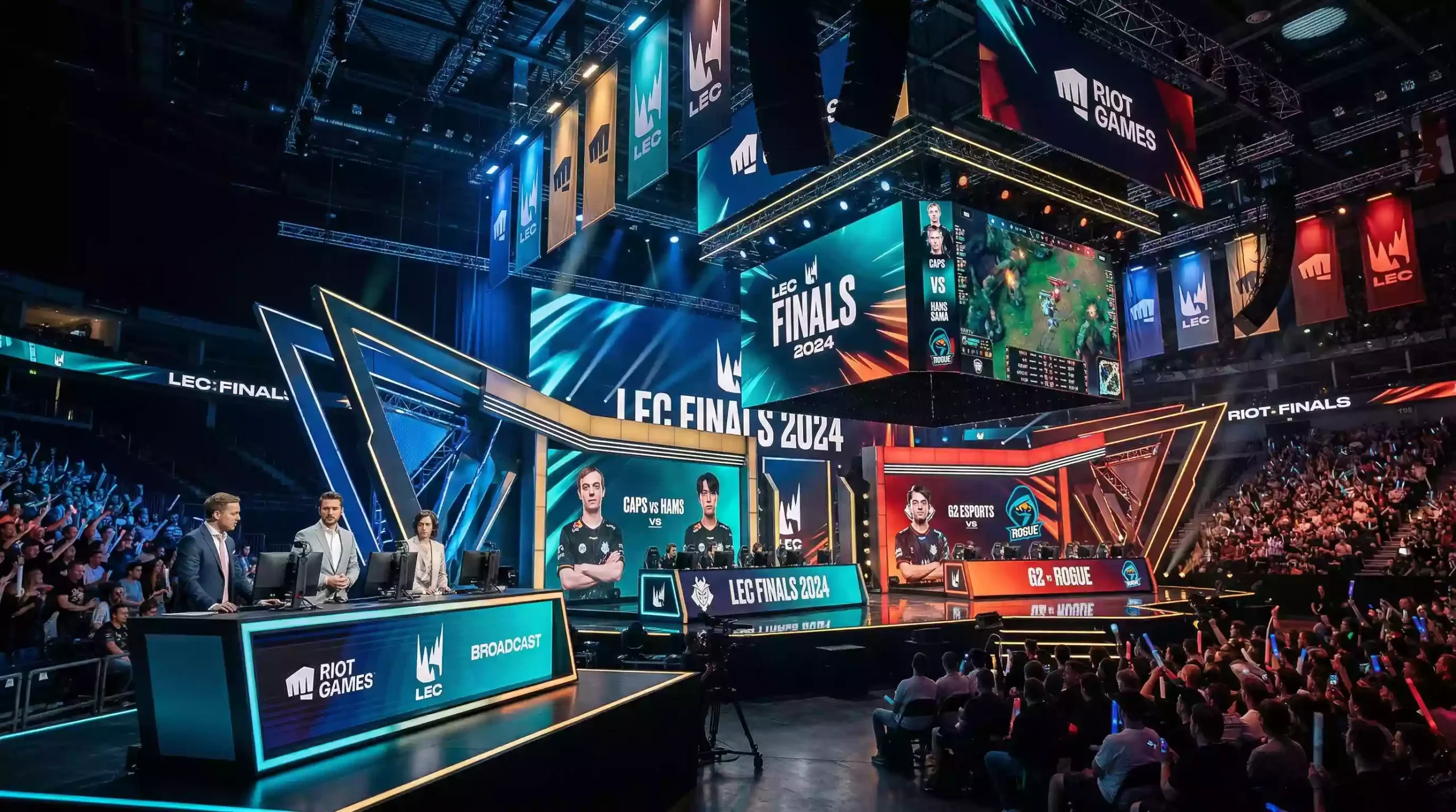 Escenario oficial de competición de League of Legends organizada por Riot Games